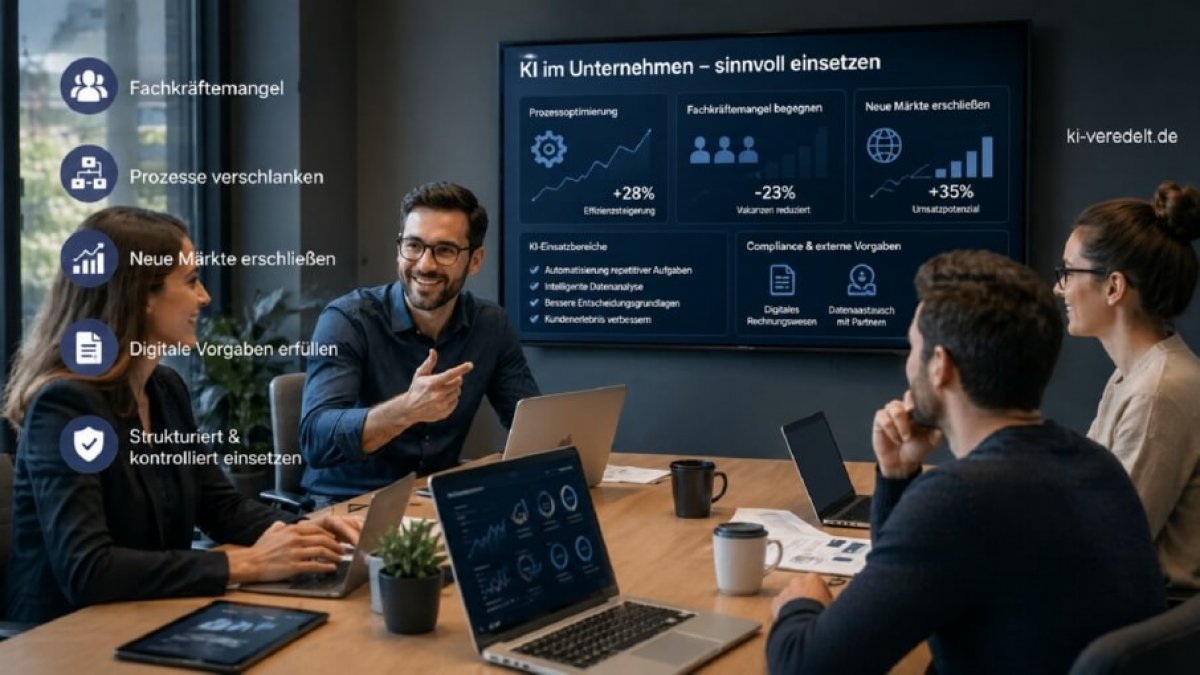 KI im Unternehmen (KMU) systematisch planen und umsetzen